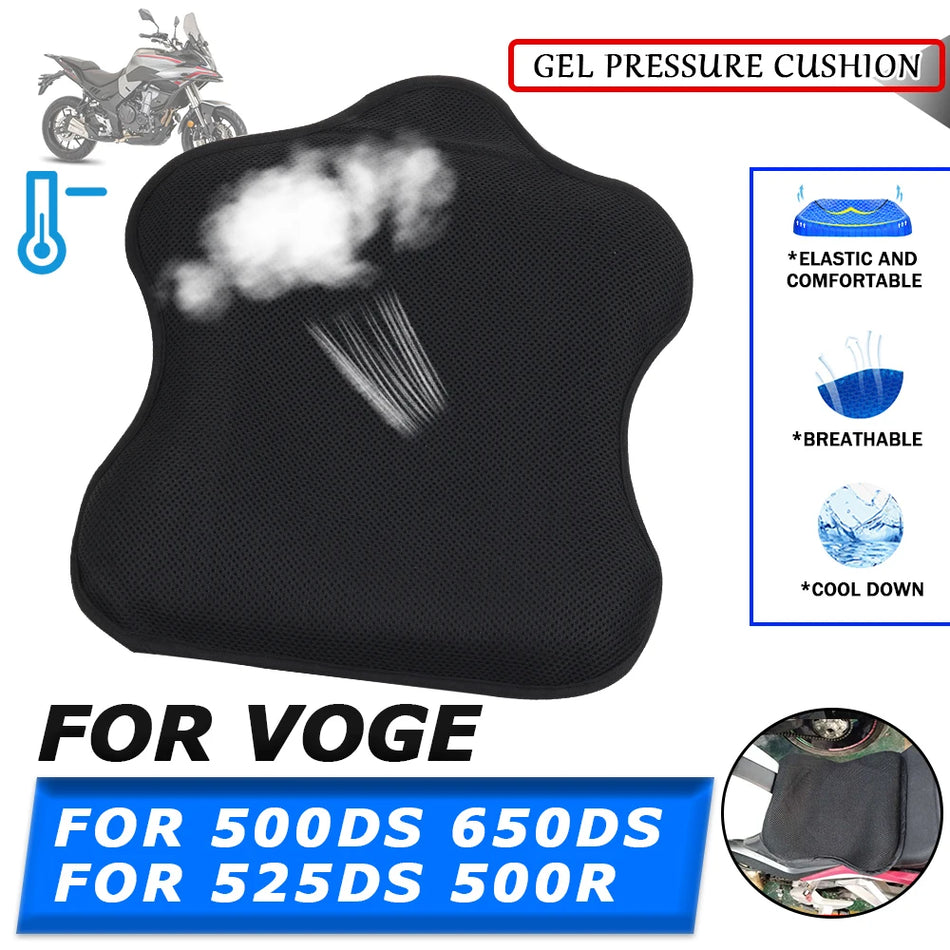 Loncin VOGE 500DS Gel Zittingkussenhoes, Ademend Luchtkussen