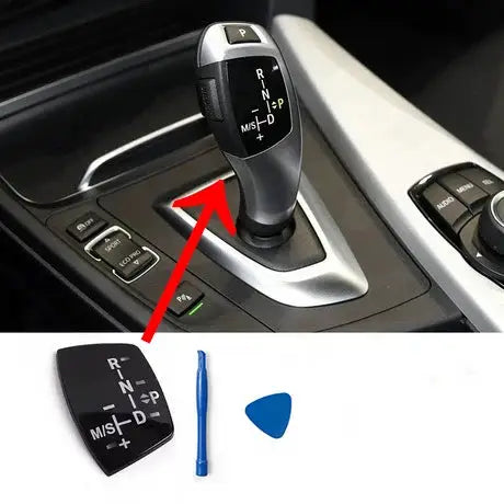 Car Gear Shift Knob Panel For BMW 1 2 3 4 5 7 Series F10 F11 F01 F02 X1 X3 X4 X5 X6 M3 M5 F30 F32 F48 F16 Interior Modification by InterCyprus Trading Ltd