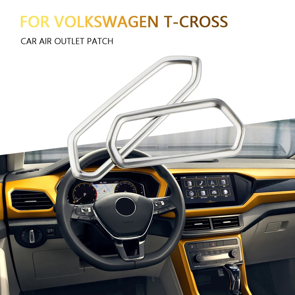 Κάλυμμα Πλαισίου Αεραγωγού AC Ταμπλό VW T-Cross 2019-2023, Ανθεκτικό στη Φωτιά ABS