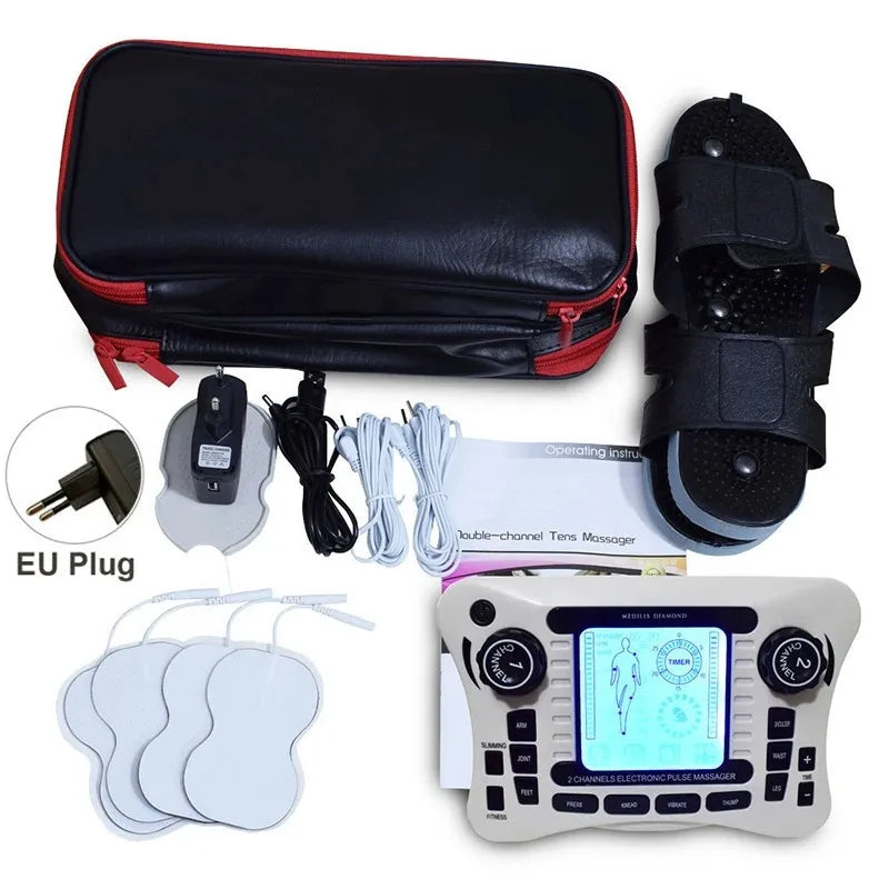 12 Modes EMS Massager - Pain Relief Therapy Device Pro EU Plug-With Bag