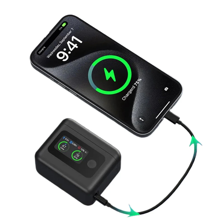 Insta360 X5 Dual Slot USB C Battery Charger Case Portable