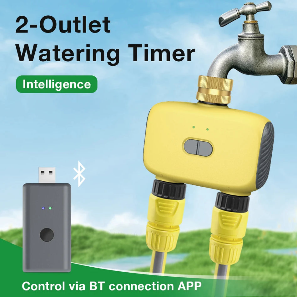 Tuya WiFi Water Timer &ndash; Smart Dual Outlet Irrigation Control