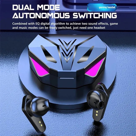 Bluetooth Wireless Gaming Earbuds with Mic and Low Latency