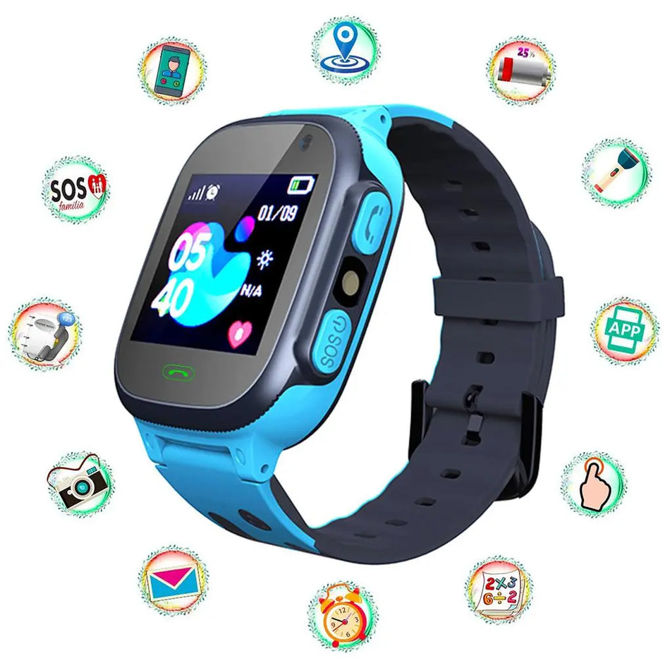 🟠 S1 2G Kids Smart Watch Game Game Chatt Chat Sos LBS Location Voic Calt Call Kids Smart Wwatch для детей часы