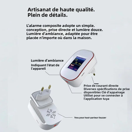 Tuya Smart Life Gas CO Detector - WiFi Remote Monitor