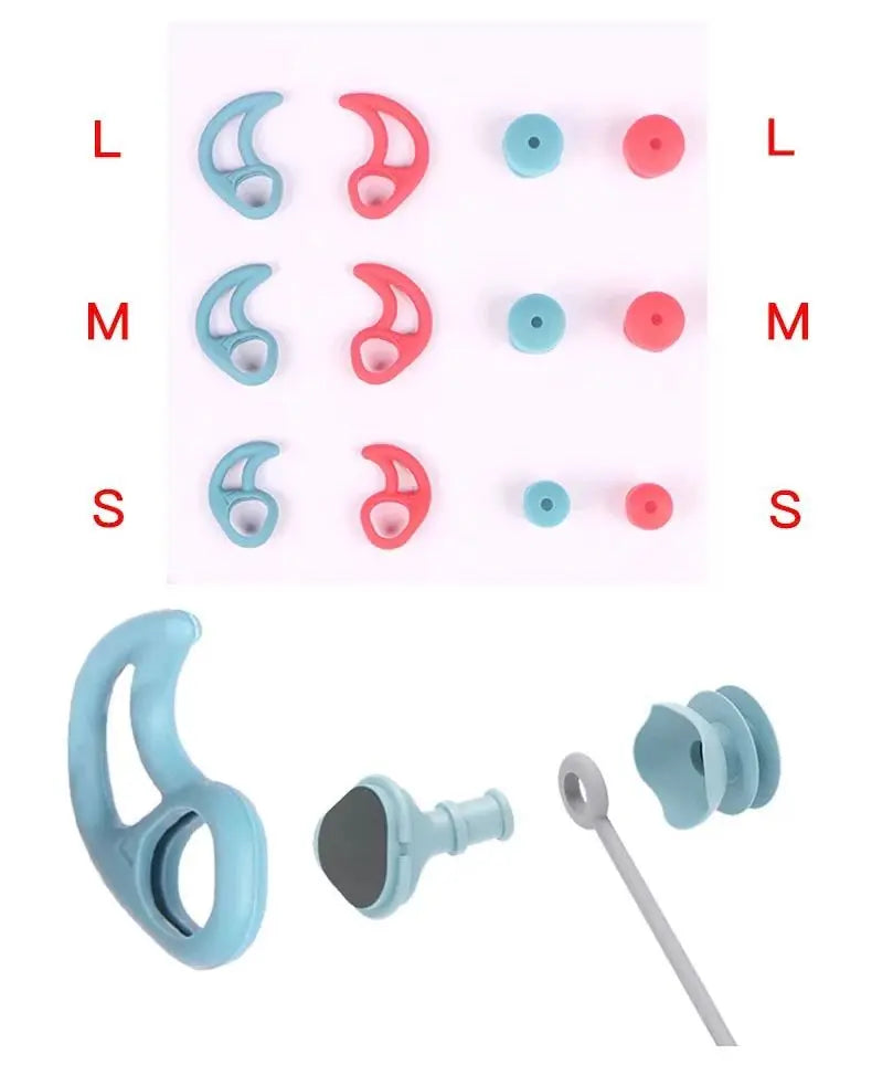 Aqua U Surfer Ear Plugs &ndash; Water-Blocking with Sound Transparency One set red