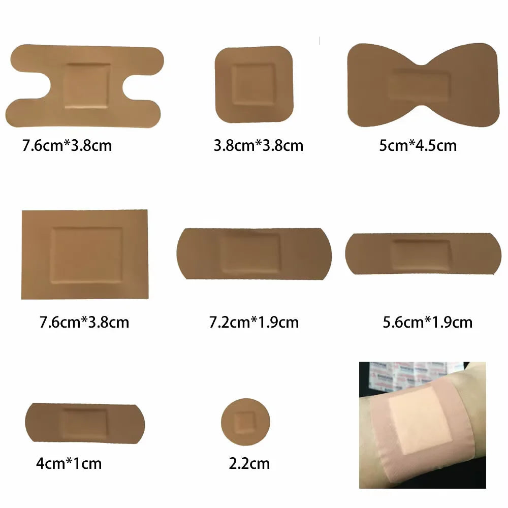 100 Pcs Medical Anti Bacteria Band Aid &ndash; Waterproof Plaster