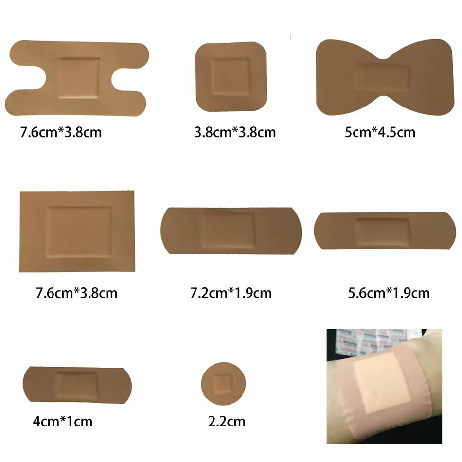 100 Pcs Medical Anti Bacteria Band Aid &ndash; Waterproof Plaster