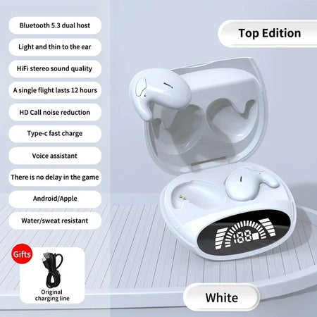 Sleep Bluetooth Headphones TWS 538 &ndash; Noise Cancelling White