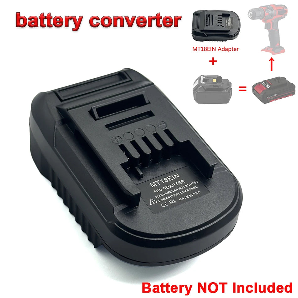 Adaptador Conversor de Bateria 18V Para Ferramentas Makita E Ein