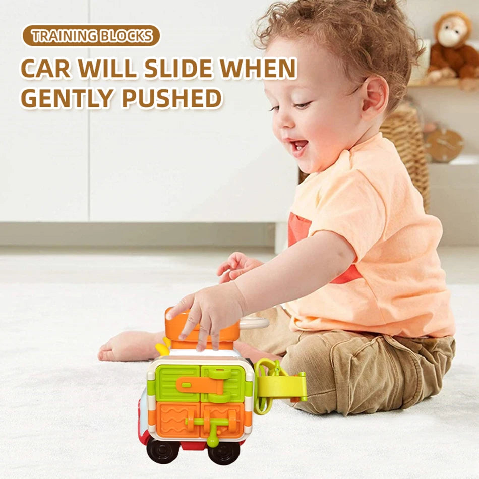 Coolplay 2in1 Baby Busy Ball &ndash; Montessori Sensory Learning Toy