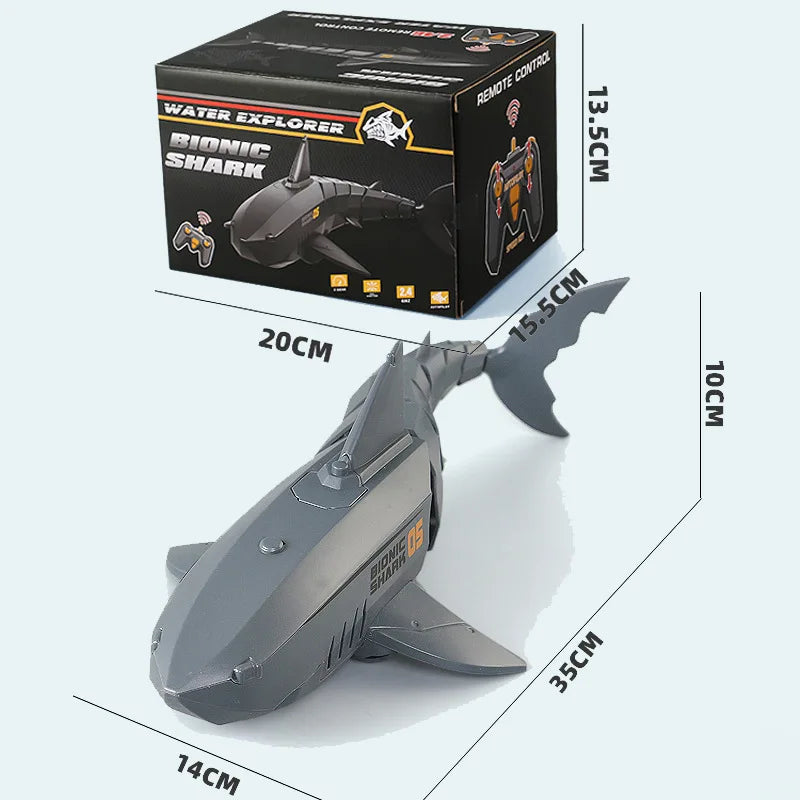RC Submarine Boat Toy &ndash; 480p Underwater Camera gray Remote control