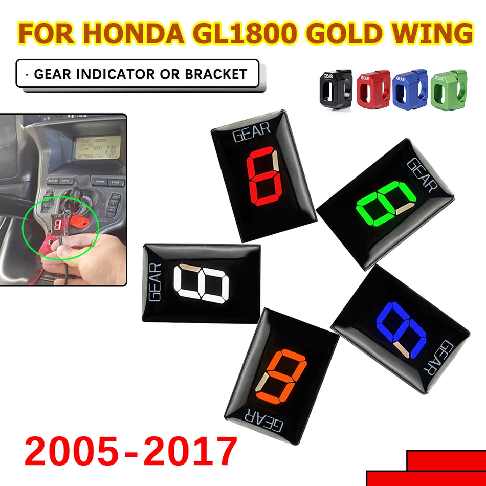 Honda GL1800 Gold Wing versnellingsindicator en snelheidsweergave LED-meter voor 2005-2017 motorfietsaccessoires
