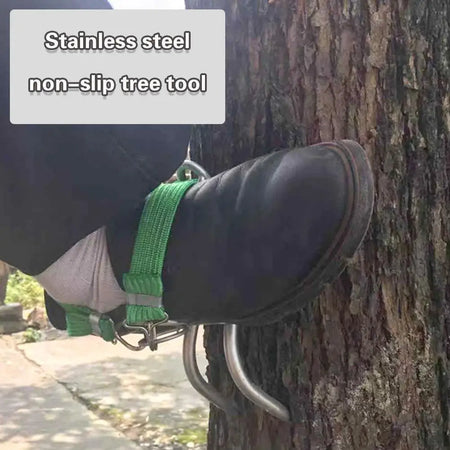 Tree Climbing Spikes &ndash; Heavy Duty 45 Steel Construction