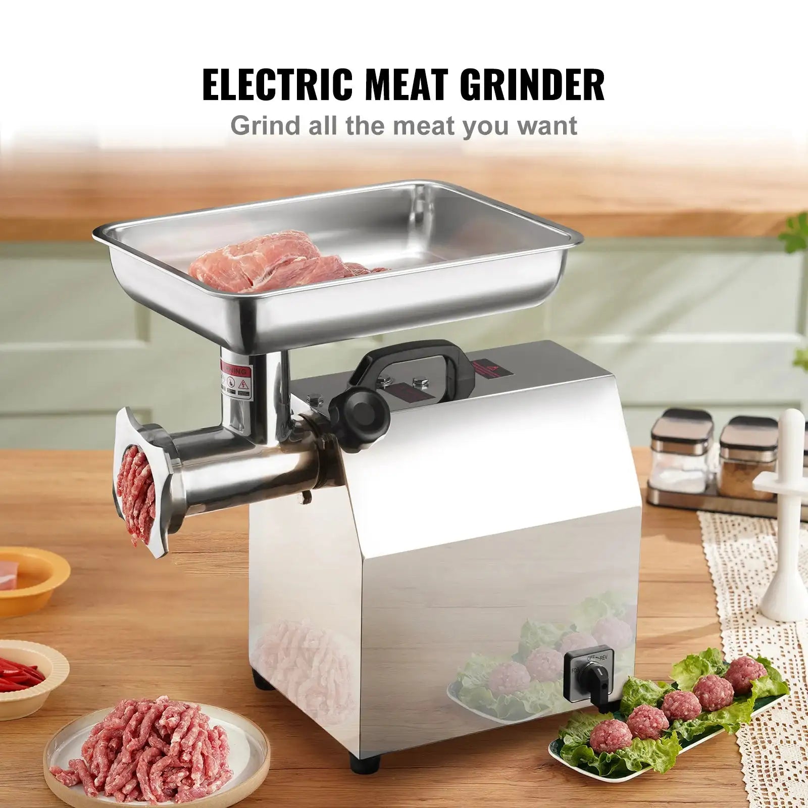 Industrial Meat Grinder 650W Sausage Maker