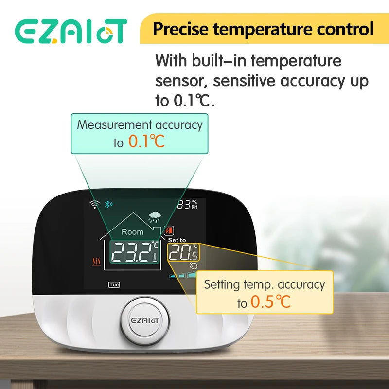 Tuya Smart RF Wireless Thermostat &ndash; Alexa and Google Ready