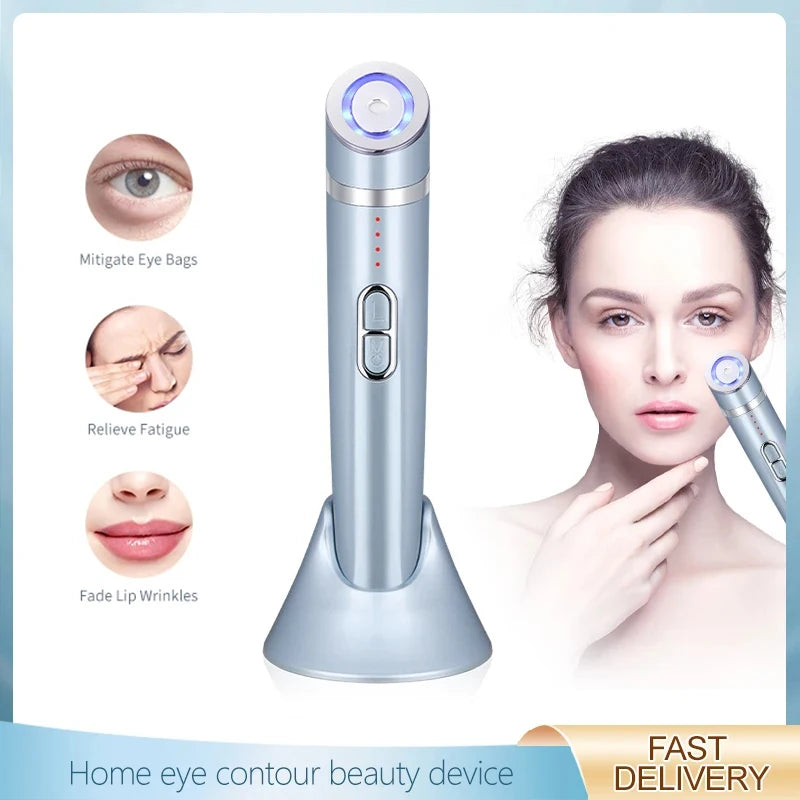 Ögon Skönhet Massage Maskin LED Ljus Terapi Lyft