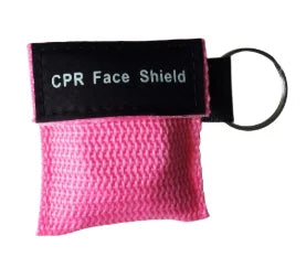 CPR Resuscitator Mask &ndash; Portable Emergency Aid Tool light pink