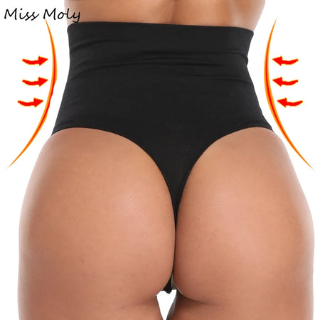 High Waist Thong Body Shaper with Tummy Control and Butt Lifter