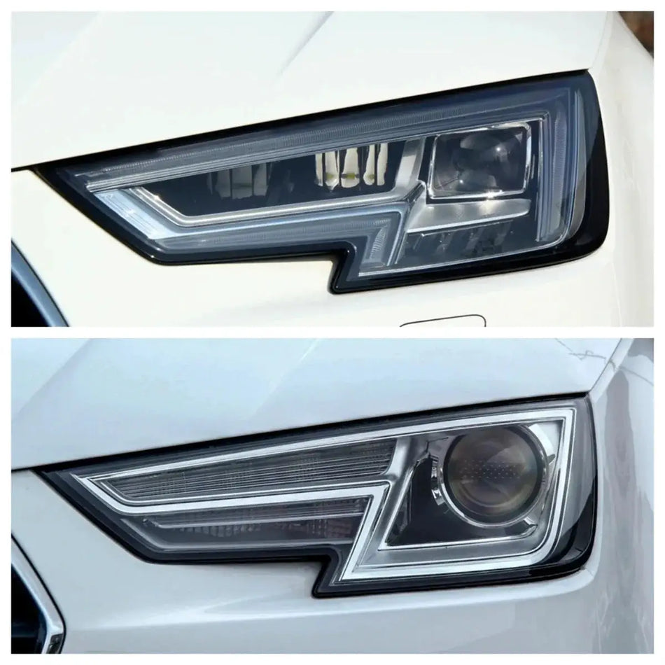 ABS Clear Headlight Covers For Audi A4 A4L 2016-2019 by InterCyprus Trading Ltd