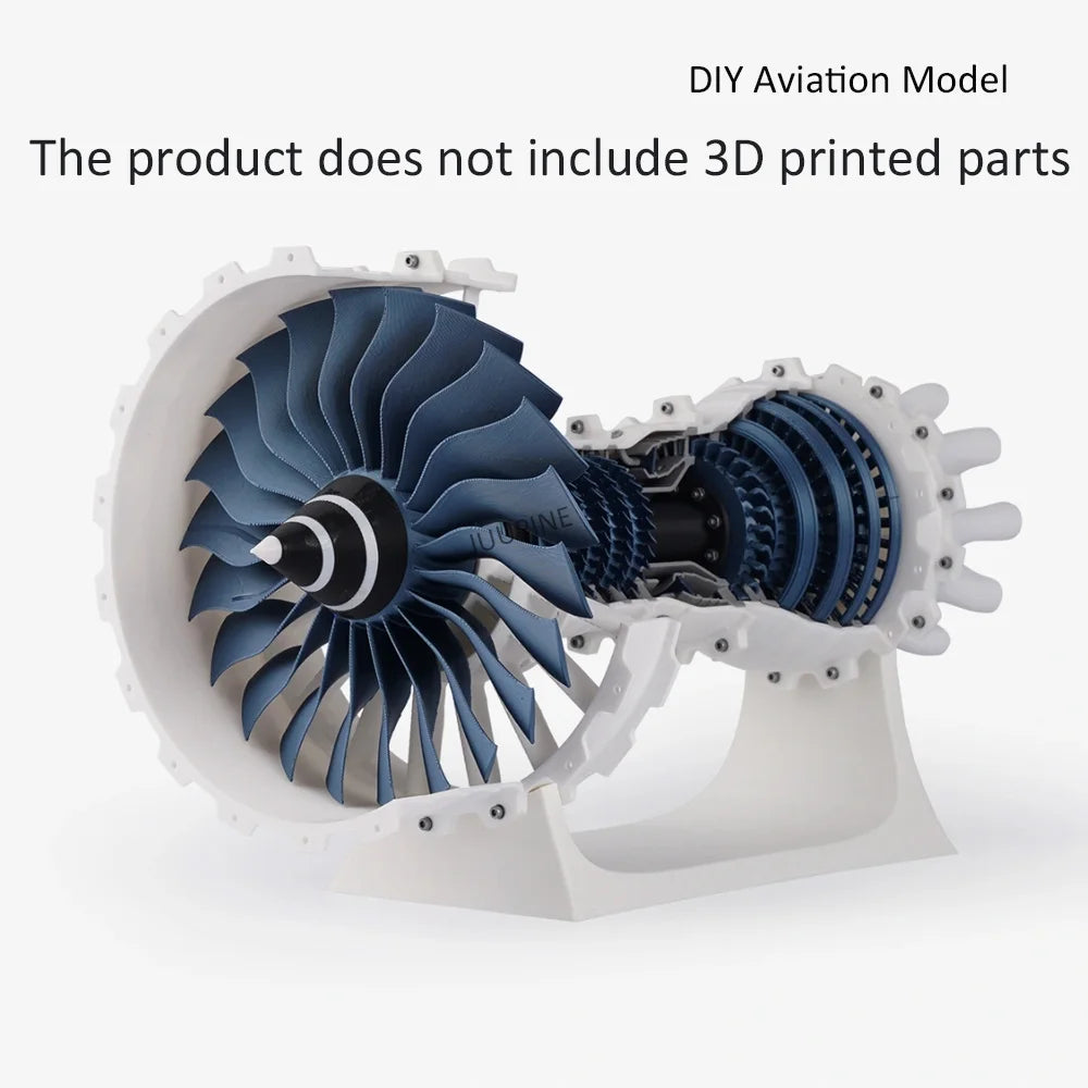 Bambu Lab Jet Engine 006 Model Components Kit for DIY 3D Printing