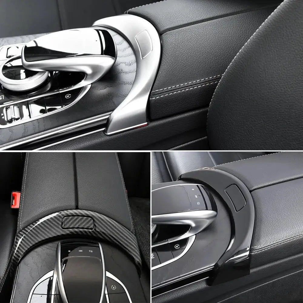 Central Console Armrest Storage Box Switch Button Cover For Mercedes BENZ C Class W205 C200 C250 C300 GLC W253 GLC200 GLC300 by InterCyprus Trading Ltd