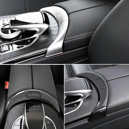 Central Console Armrest Storage Box Switch Button Cover For Mercedes BENZ C Class W205 C200 C250 C300 GLC W253 GLC200 GLC300 by InterCyprus Trading Ltd