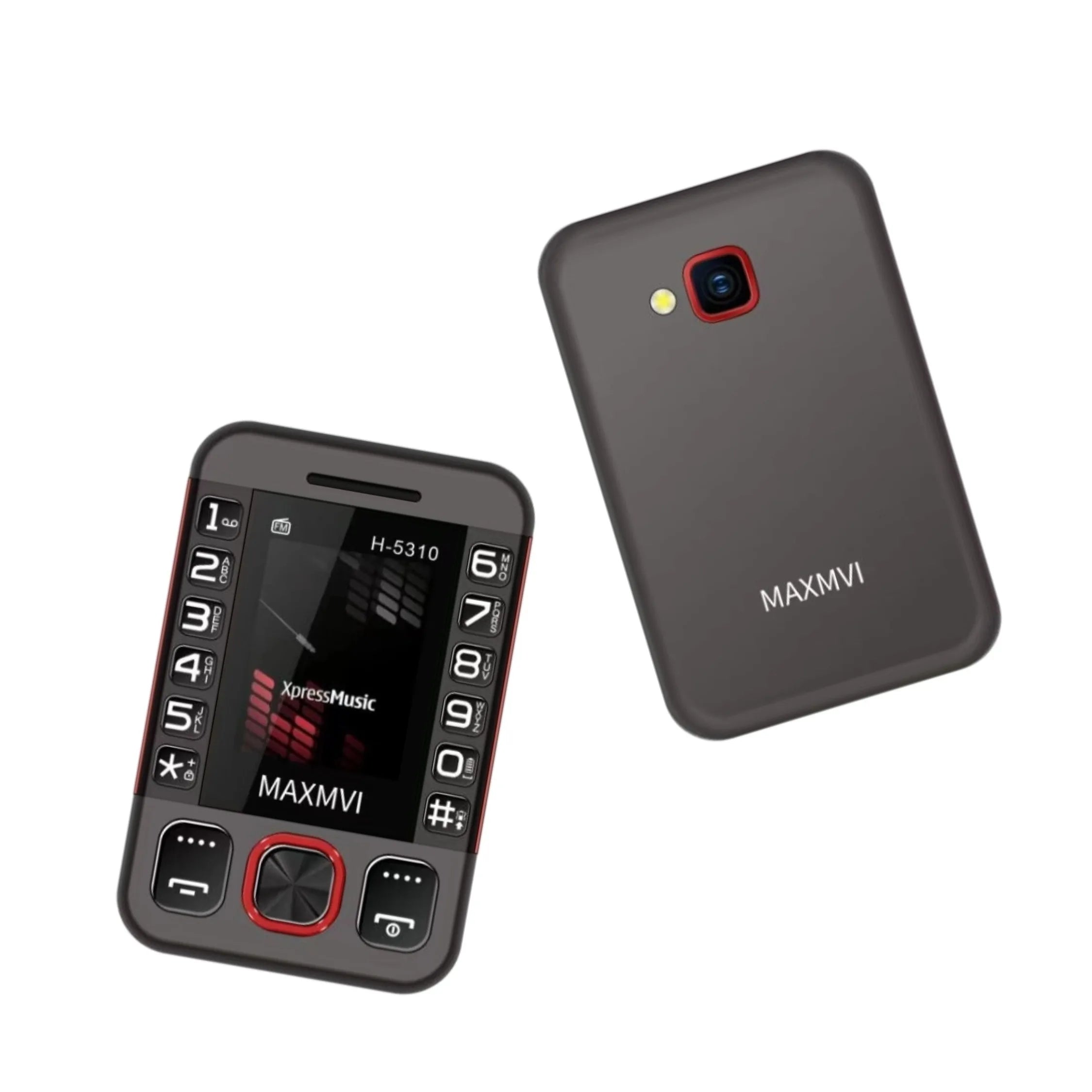 Pocket Phone For Kids 2G Dual Sim &ndash; Ultra Thin Palm Size Red / add 16G TF card