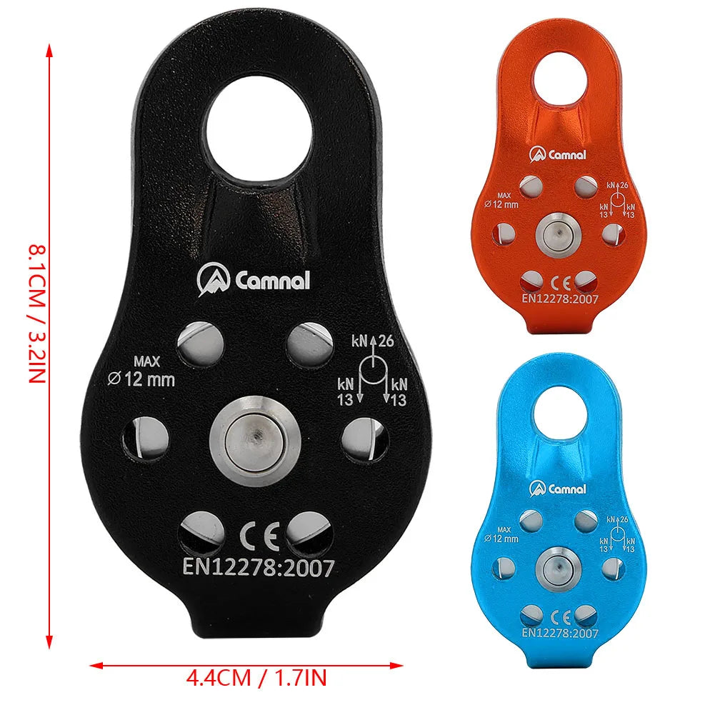 Rock Climbing Pulley 26KN &ndash; Alloy Heavy Duty Swivel
