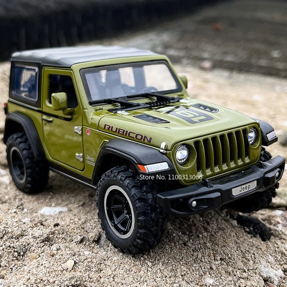 1/32 Diecast Car Model Alloy Off-Road for Wrangler Rubicon