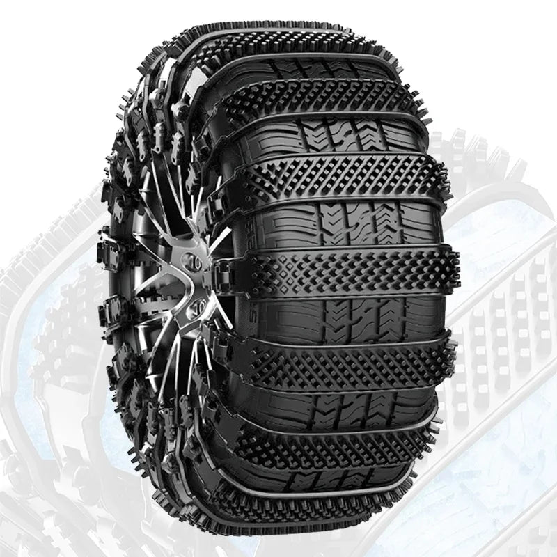 Snow Chain Tire Chain 10 In 1 Polyurethane Set &ndash; All Weather