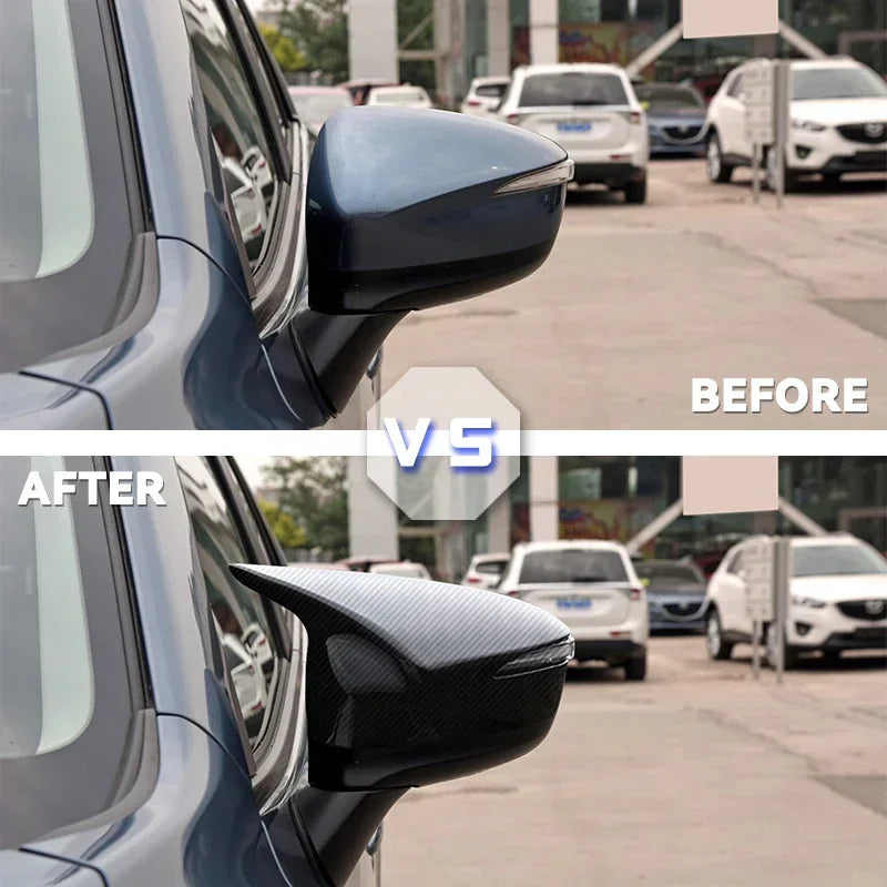 Mazda CX3 CX4 CX5 Galinio vaizdo veidrodžio dangteliai Pora 2015 ir vėliau