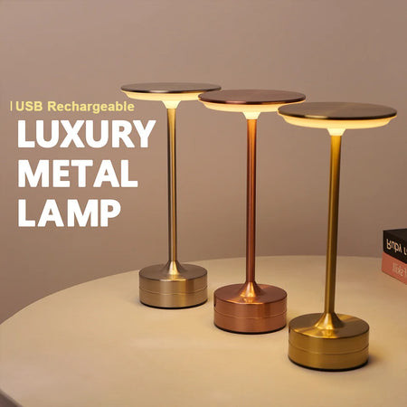 LED Table Lamp Touch Sensor Night Light &ndash; USB Rechargeable