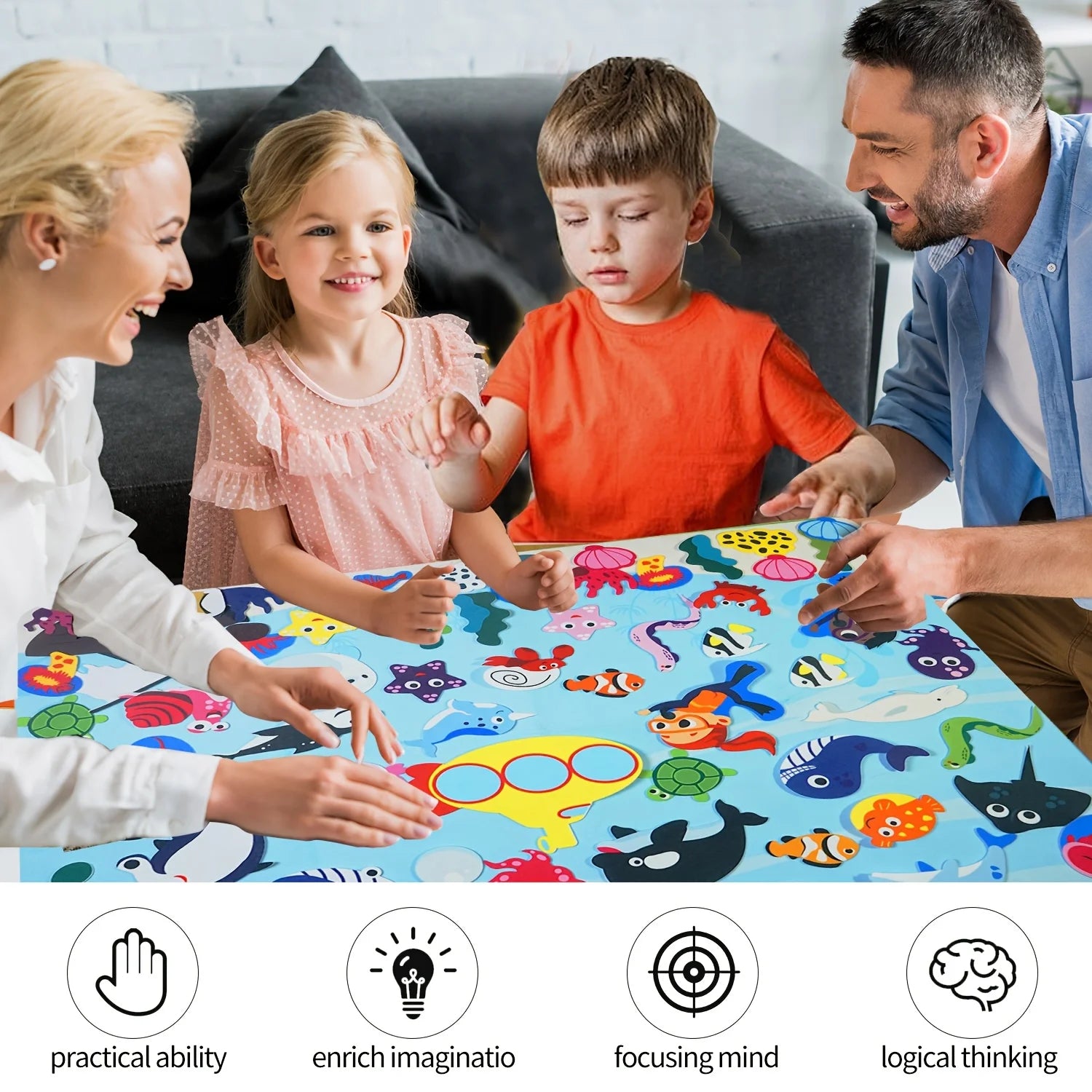Ocean Felt Story Board &ndash; Montessori Busy Board For Toddlers
