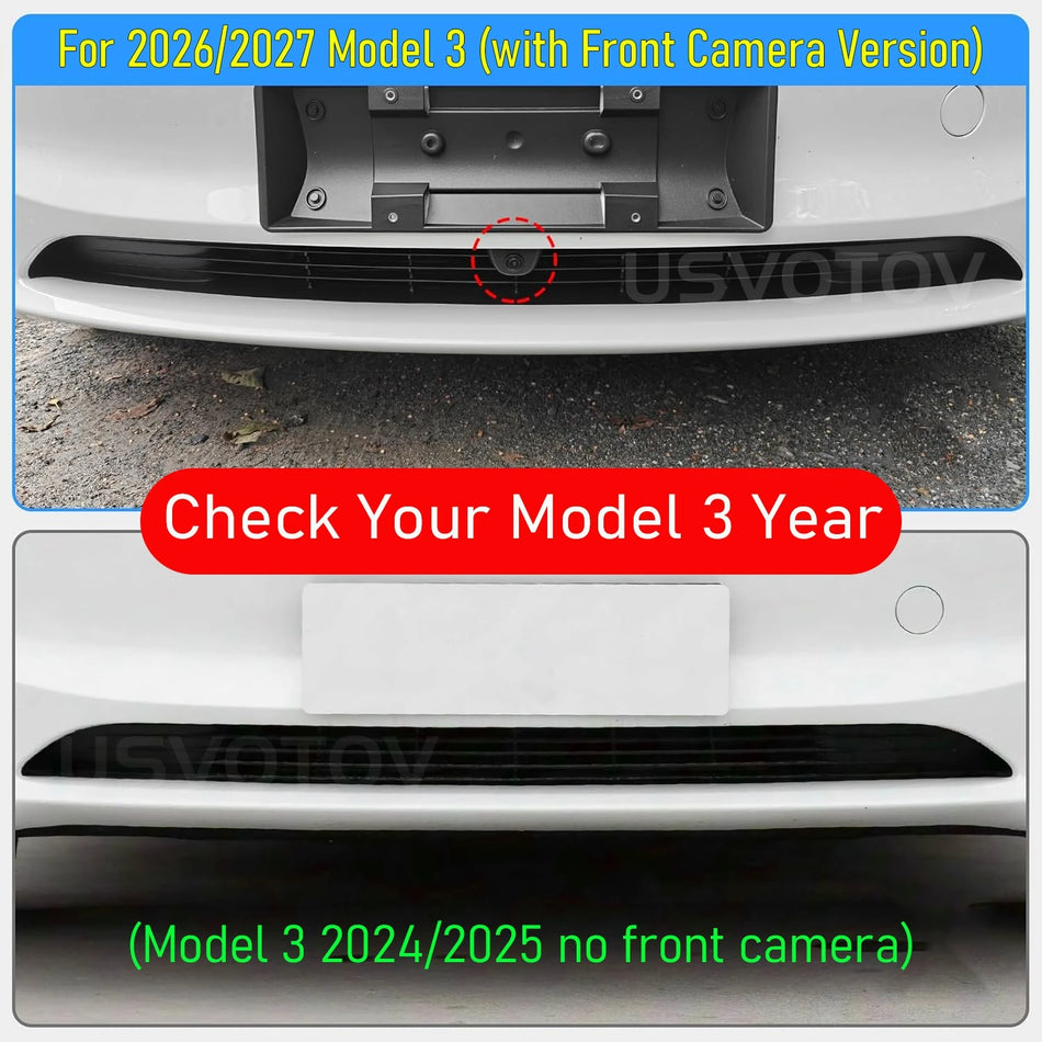 Unterer Stoßfänger Grillgitter für Tesla Model 3 2024 und Model Y Juniper