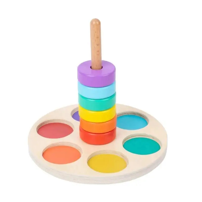 Wooden Building Blocks &ndash; Montessori Rainbow Blocks
