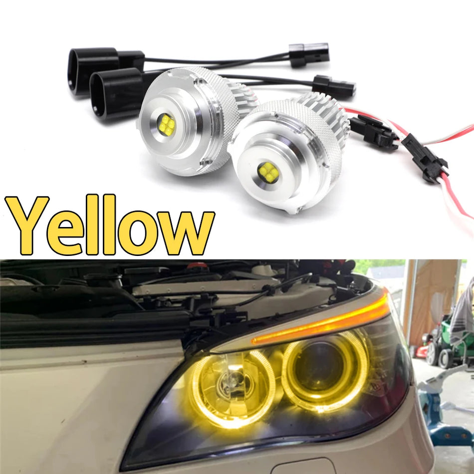 Kit DRL LED Angel Eye da 100W per BMW E60 E61 LCI Serie 5 Halos