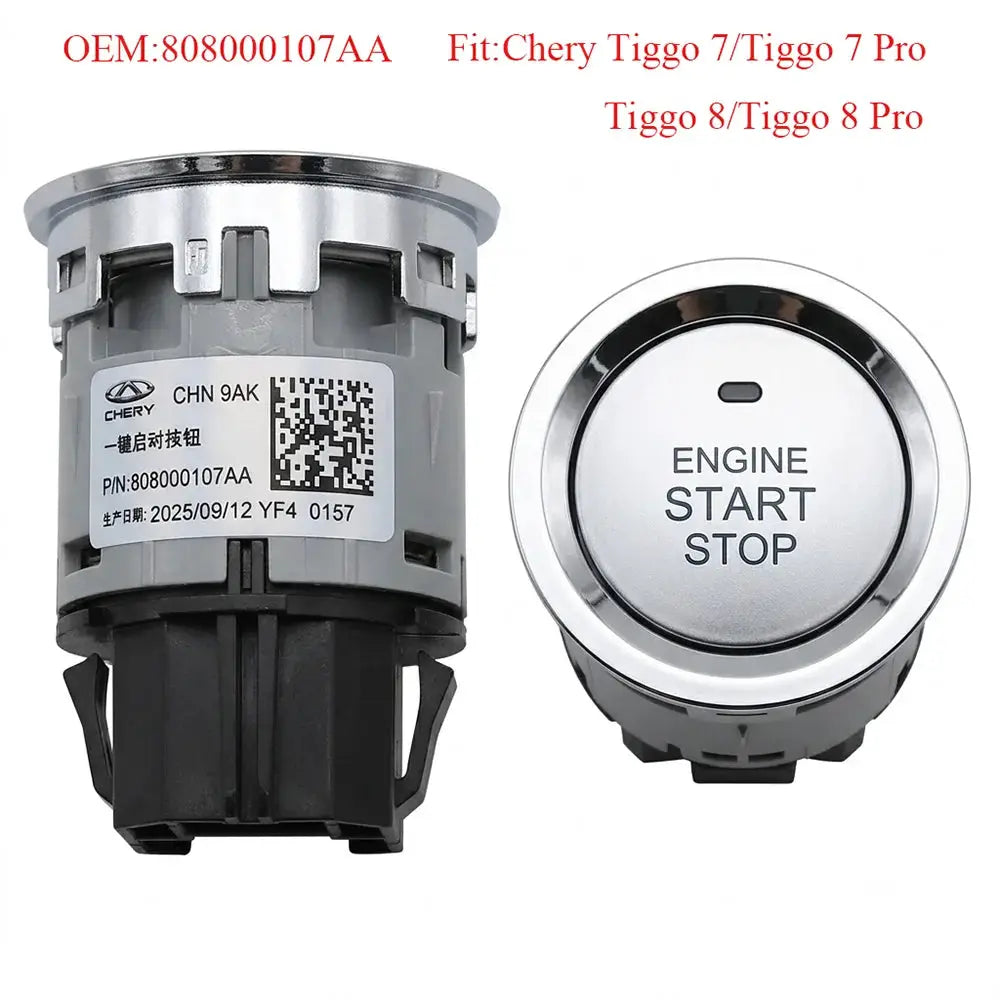 Engine Start Push Button Switch For Chery Tiggo 7 Pro Tiggo 8 Pro 808000107AA by InterCyprus Trading Ltd
