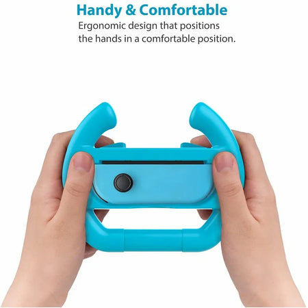 Gaming Racing Steering Wheel Grip For Nintendo Switch OLED &ndash; Enhanced Control And Comfort