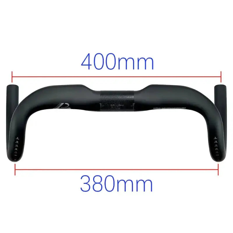 BALUGOE Full Carbon Road Bicycle Handlebar Full Internal Wiring Road Bike Handle Bar Professional Competition Carbon Fiber Bar by InterCyprus Trading Ltd