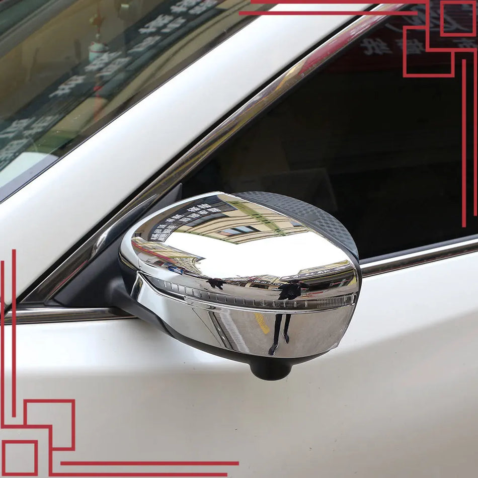 Nissan XTrail Krom Bakspegelskydd för T32 2014 2017 Qashqai J11