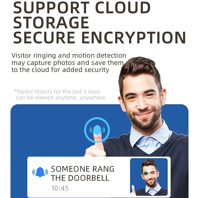 Luxuglow 720p Wireless Doorbell &ndash; Solar Powered Operation