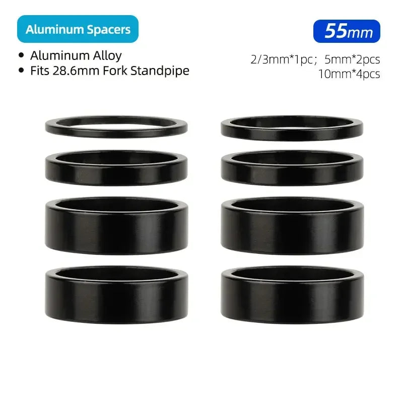 Deemount Bicycle Headset Spacer &ndash; Adjustable Height for Comfortable Riding ALBK 28.6 H55mm P8 / CHINA