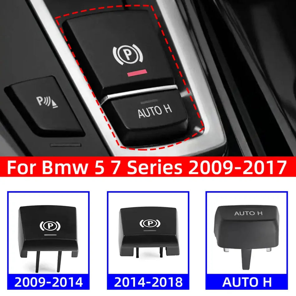 Electronic Handbrake Parking Brake Switch Auto P Button Switch Cover For BMW 5 7 F01 F02 F07 F10 F11 F30 520 523 730 2009-2017 by InterCyprus Trading Ltd