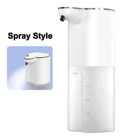 USB Rechargeable Touchless Foam Soap Dispenser Spray Style