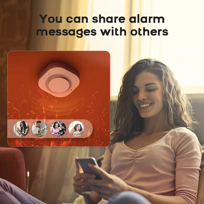 Tuya WiFi Smoke Sensor S11W &ndash; High Sensitivity Alarm