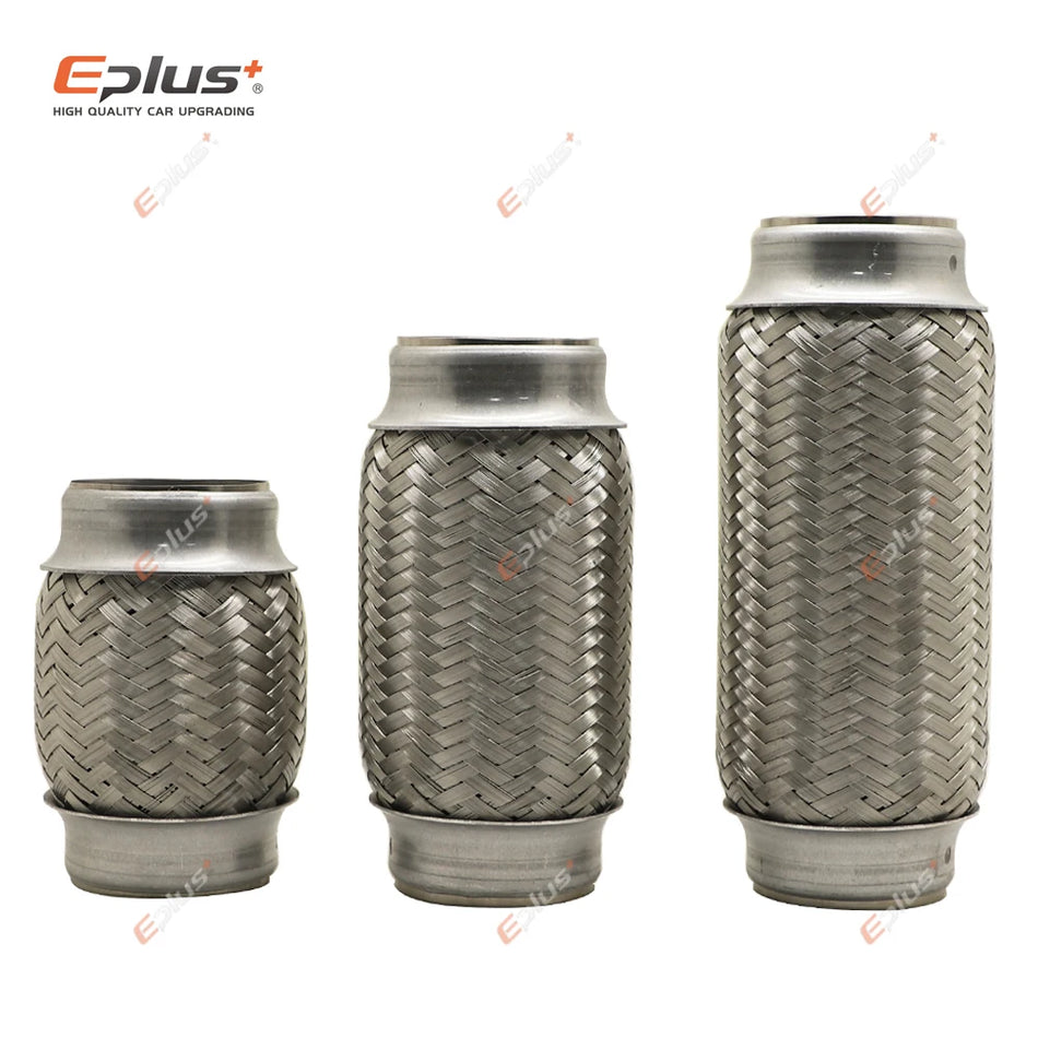 Stainless Steel Telescopic Exhaust Tube Bellows Connector, Universal