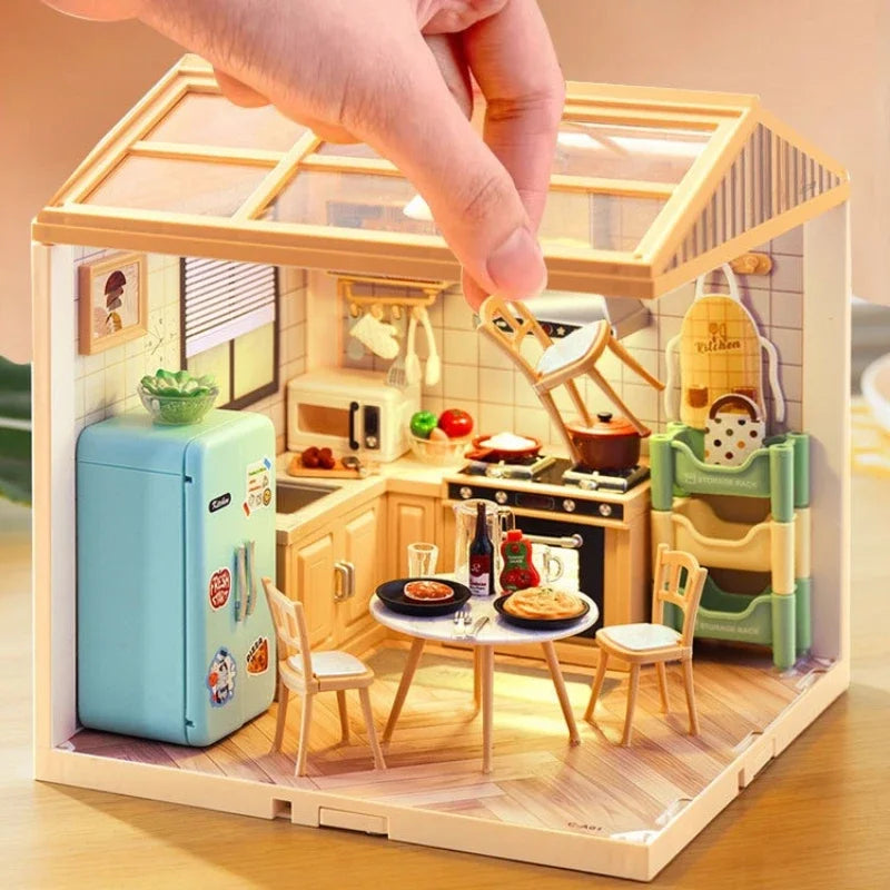 Miniature Doll House DIY Kit &ndash; Creative Room Decor And Fun