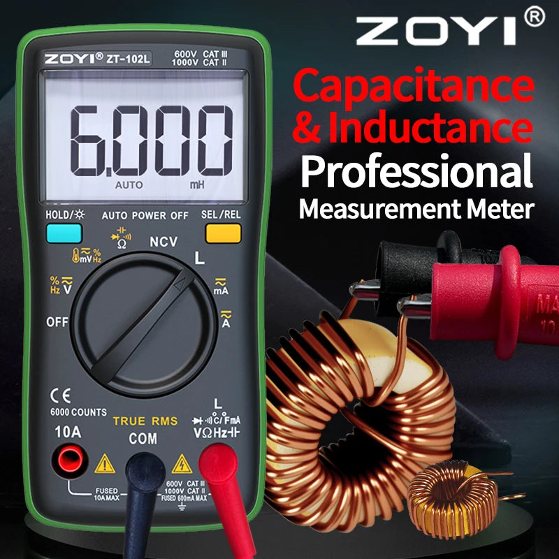 Auto Range Inductance Multimeter with Anti Burn Feature High Precision