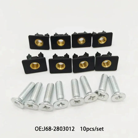 Metal License Plate Bumper Clips J68-2803012 For Chery Tiggo by InterCyprus Trading Ltd